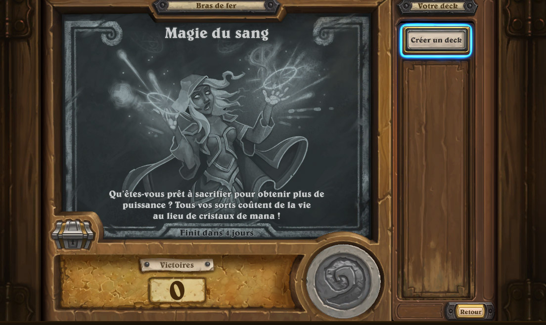 Bras de fer Hearthstone : La magie du sang