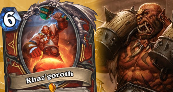 titans : carte legendaire khaz'goroth pour guerrier