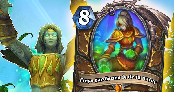 freya, gardienne de la nature : carte legendaire druide des titans