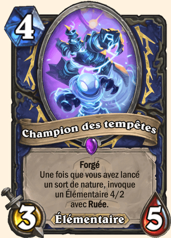 Champion des tempêtes - Hearthstone