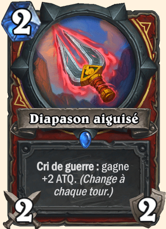 Diapason aiguisé de renard