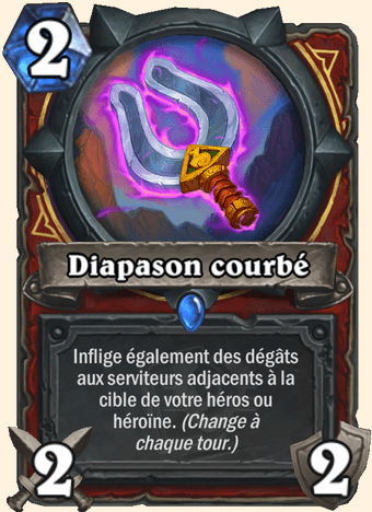 Diapason courbé d'ours