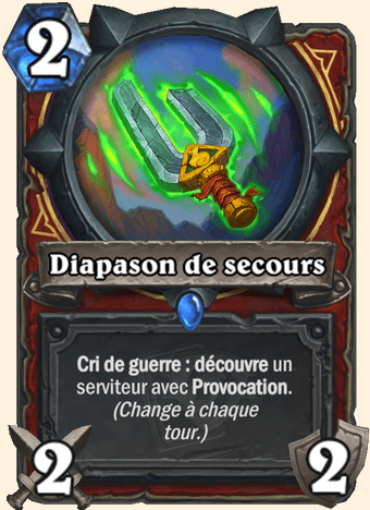 Diapason de secours de Hearthstone