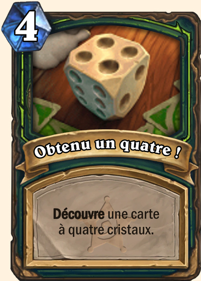 Obtenu un quatre ! - Hearthstone