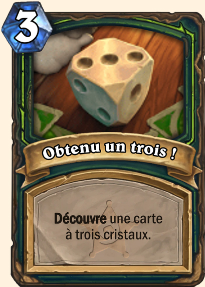Obtenu un trois ! - Hearthstone