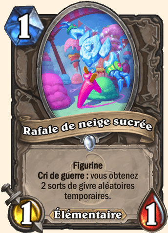 Rafale de neige sucrée