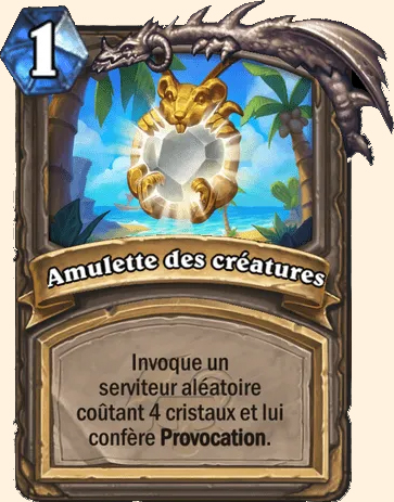 Amulette des créatures - Hearthstone