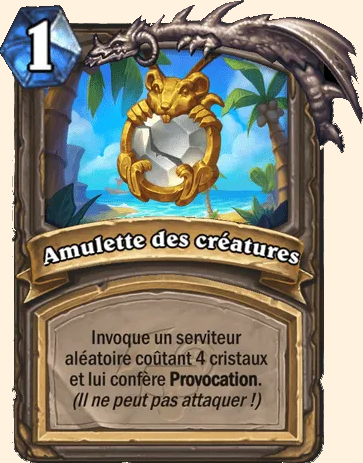 Amulette des créatures - Hearthstone