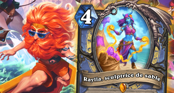 raylla, sculptrice de sable : nouvelle carte legendaire mage