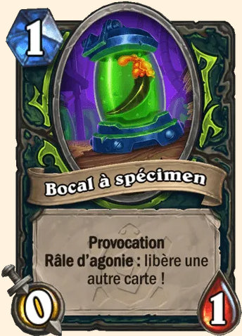 Bocal à spécimen - Hearthstone