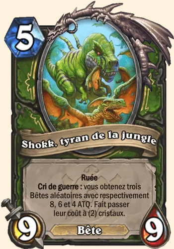 Shokk, le tyran de la jungle - Hearthstone