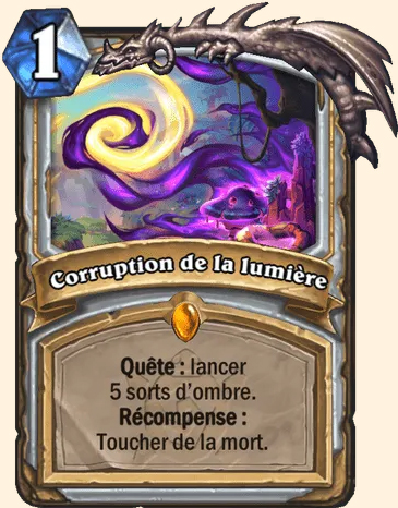 Corruption de la lumière - Hearthstone
