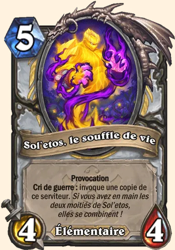 Sol'etos le souffle de vie - Hearthstone
