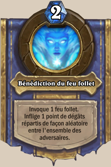 Bénédiction du feu follet - Hearthstone