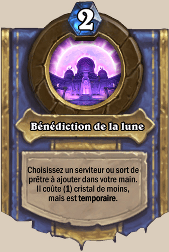 Bénédiction de la lune - Hearthstone