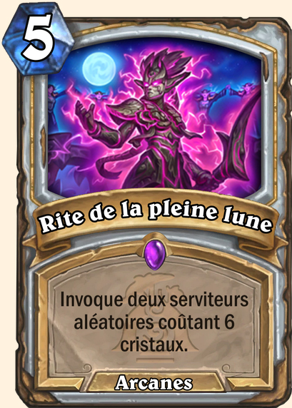 Rite de la pleine lune - Hearthstone