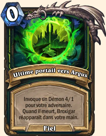 Ultime portail vers Argus - Hearthstone