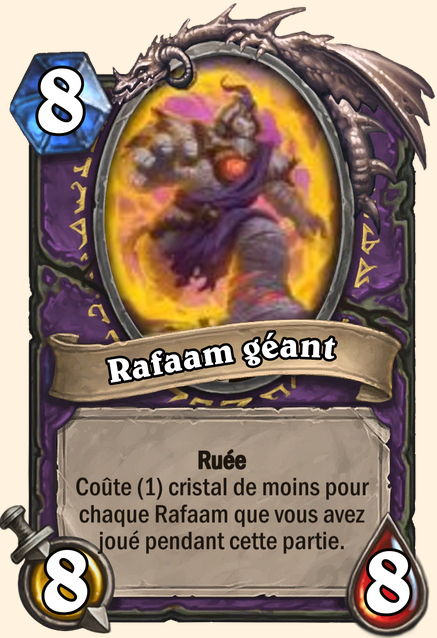 Rafaam géant - Hearthstone