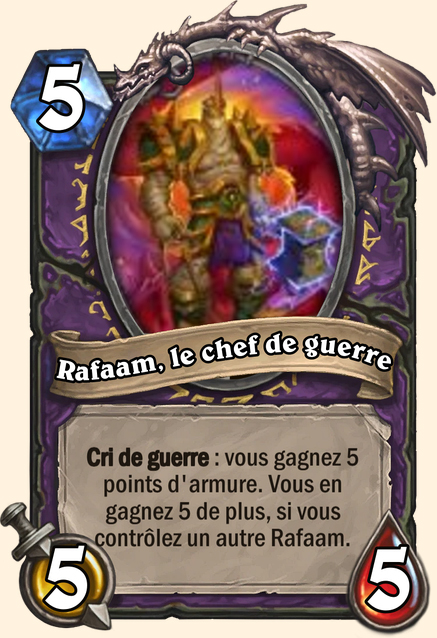 Rafaam le chef de guerre - Hearthstone