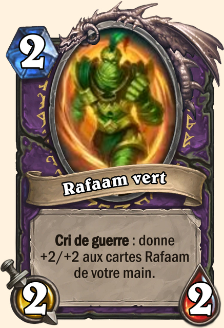 Rafaam vert - Hearthstone