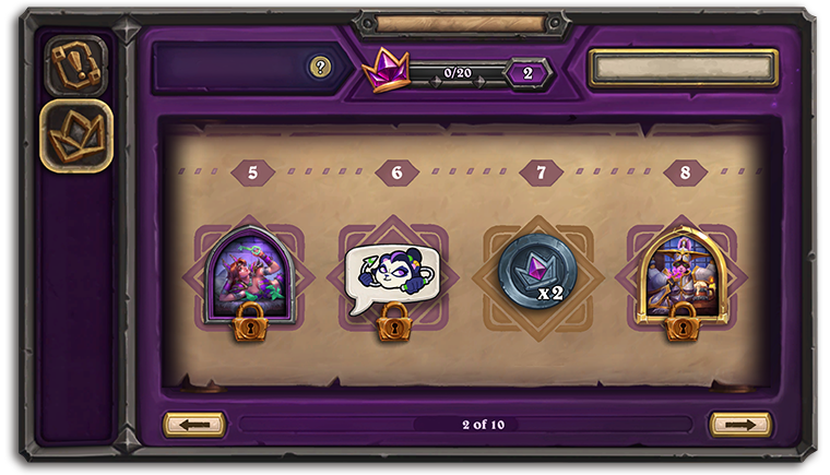Parcours de récompenses de la saison 14 - Hearthstone Battlegrounds
