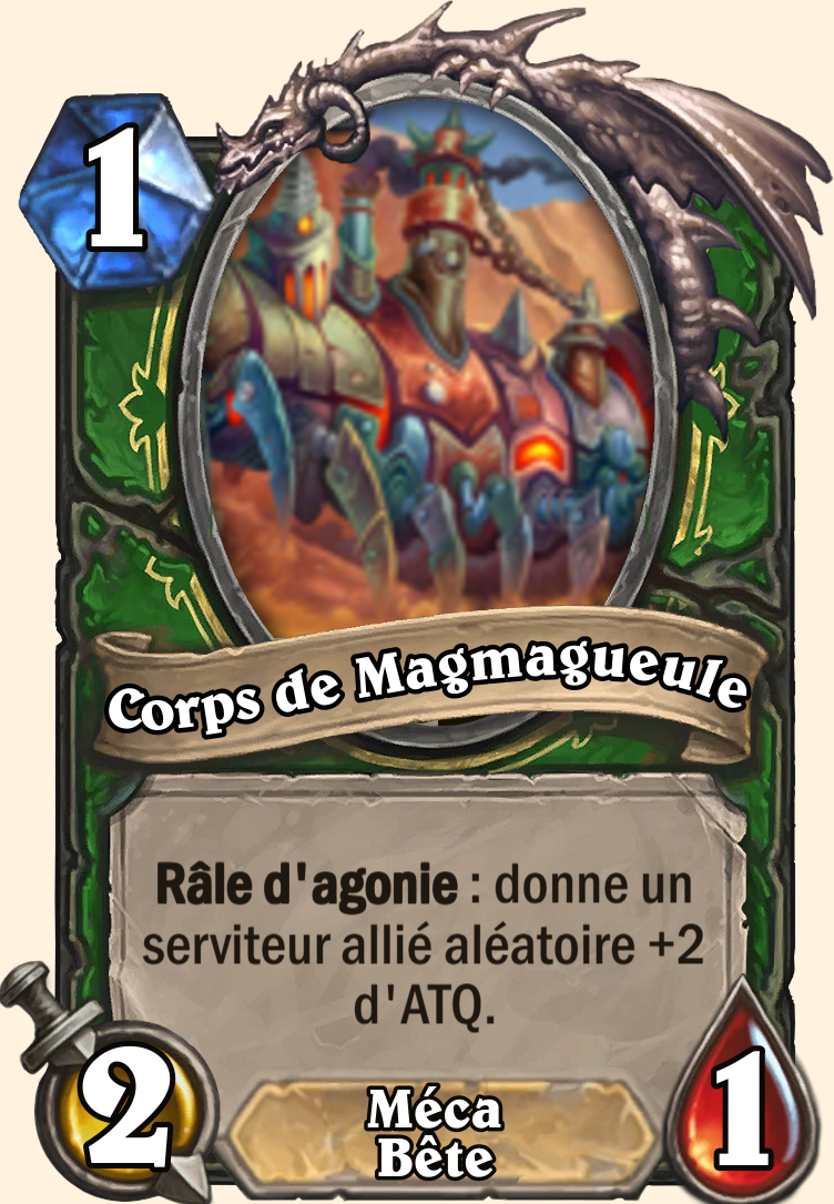 Corps de Magmagueule - Hearthstone
