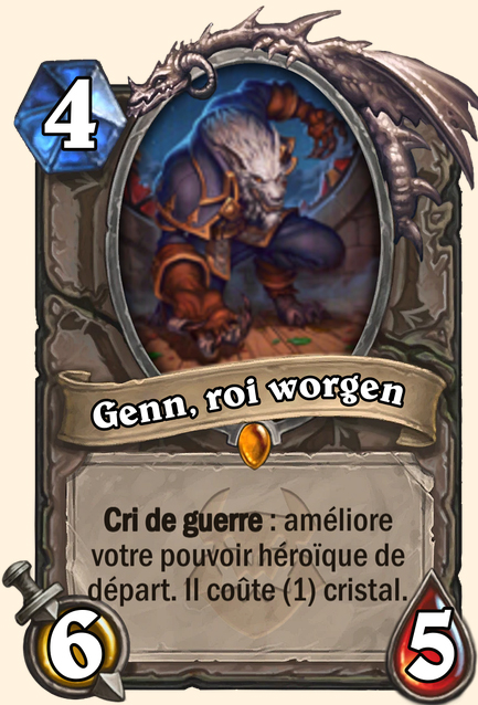 Genn, roi worgen - Hearthstone
