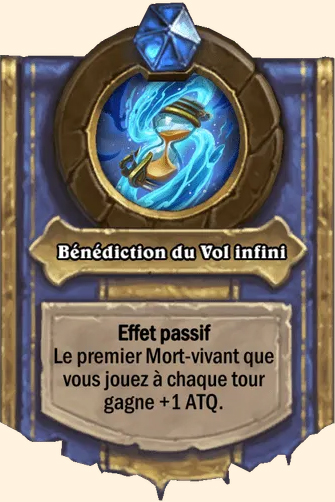 Bénédiction du Vol infini - Hearthstone