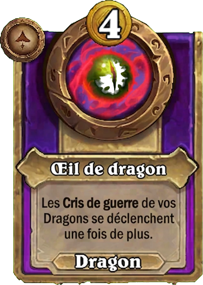 Œil de dragon (Dragon's Eye), bibelot supérieur - Hearthstone Battlegrounds