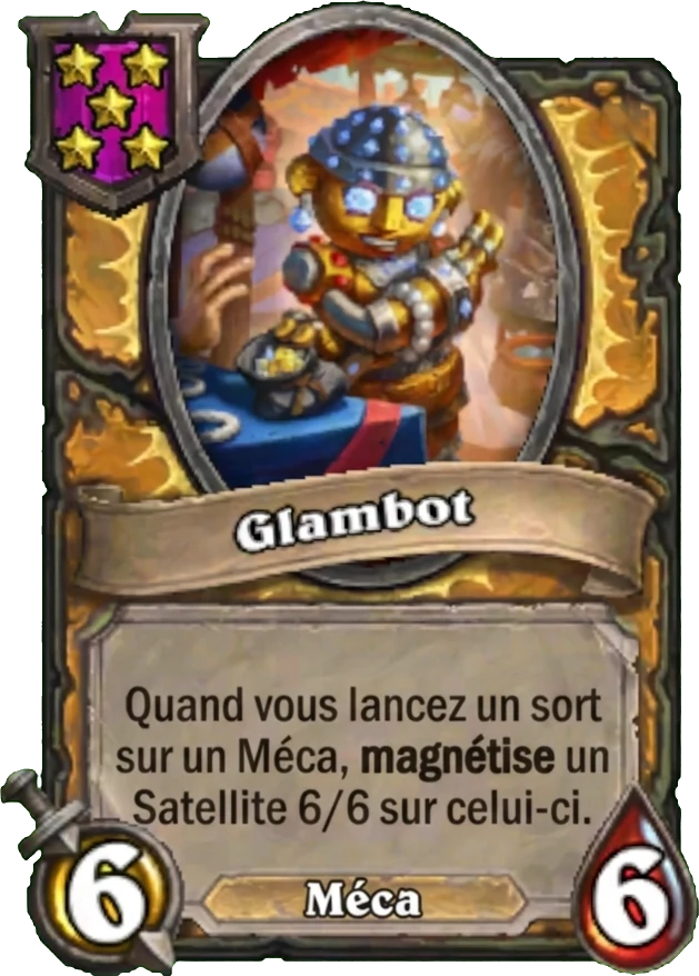 Glambot, serviteur Méca - Hearthstone Battlegrounds saison 14