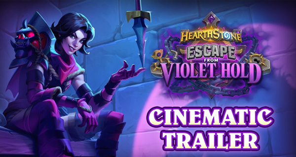 escape from violet hold : nouvelle cinematique hearthstone