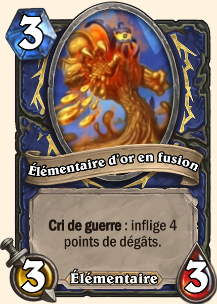 Élémentaire d’or en fusion - Hearthstone
