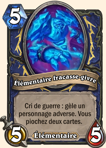 Élémentaire fracasse-givre - Hearthstone