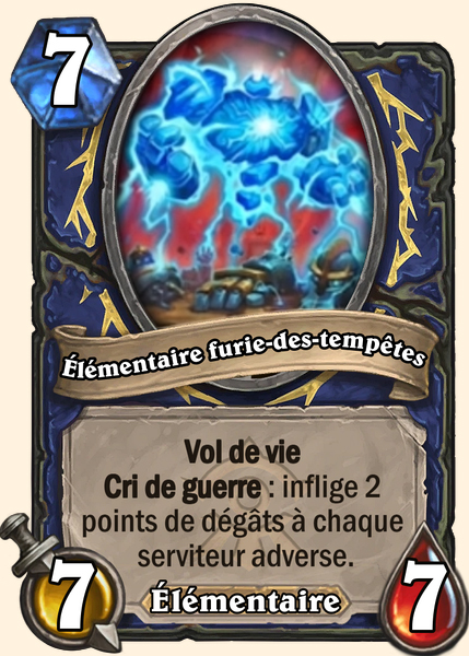Élémentaire furie-des-tempêtes - Hearthstone