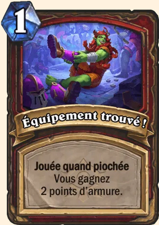 Équipement trouvé - Hearthstone