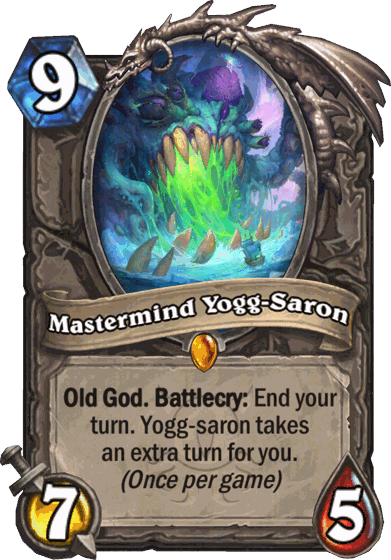 Mastermind Yogg-Saron, carte légendaire de Hearthstone révélée à la BlizzCon 2026