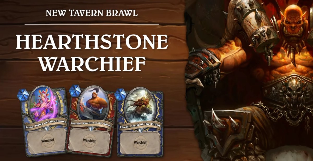 Annonce du bras de fer Warchief de Hearthstone, avec Jaina, Garrosh et Thrall (BlizzCon 2026)