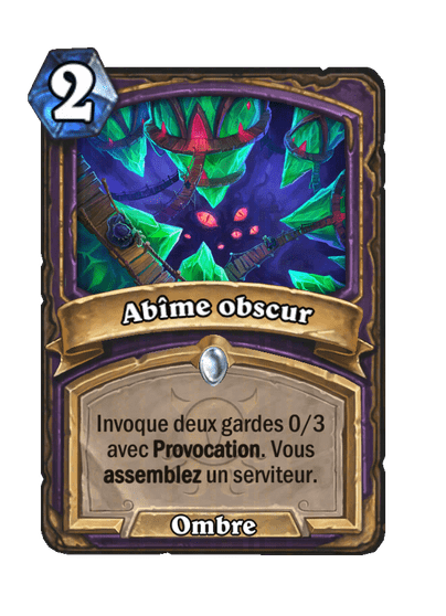 Abîme obscur (Darkest Depths), Démoniste - Hearthstone