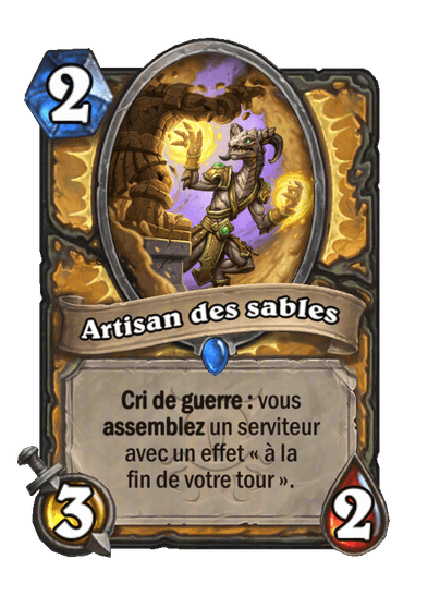 Artisan des sables (Sandcrafter), Paladin - Hearthstone