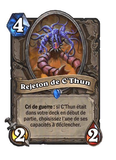Rejeton de C’Thun (Spawn of C'Thun), Neutre - Hearthstone