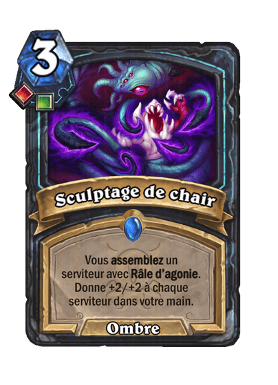 Sculptage de chair (Fleshshape), Chevalier de la mort - Hearthstone