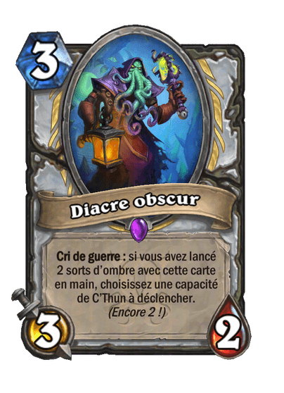 Diacre obscur (Dark Deacon), Prêtre - Hearthstone