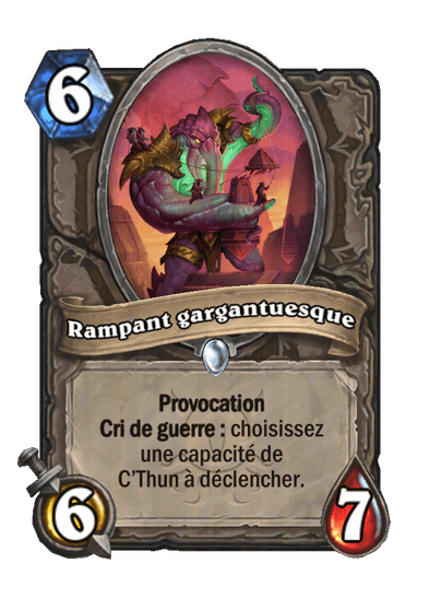 Rampant gargantuesque (Gargantuan Slitherer), Neutre - Hearthstone