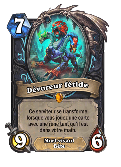 Dévoreur fétide (Fetid Devourer), Chevalier de la mort - Hearthstone