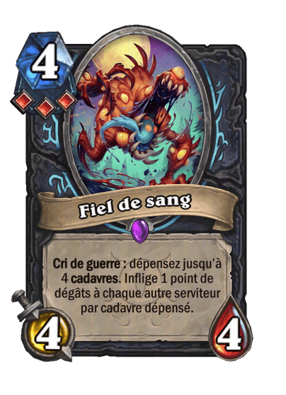Fiel de sang (Bloodfiend), Chevalier de la mort - Hearthstone