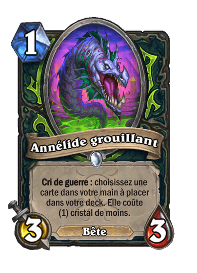 Annélide grouillant (Wormriddled Wriggler), Chasseur de démons - Hearthstone