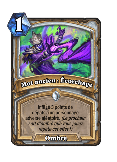 Mot ancien : Écorchage (Elder Word: Flay), Prêtre - Hearthstone