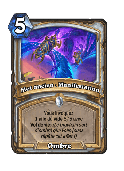 Mot ancien : Manifestation (Elder Word: Manifest), Prêtre - Hearthstone