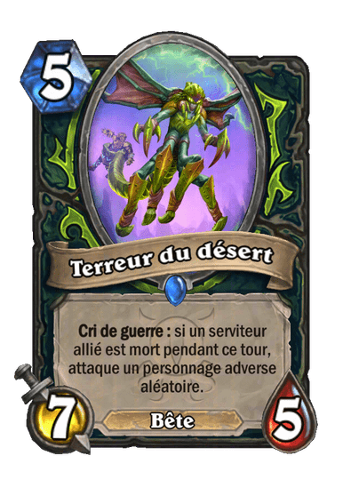 Terreur du désert (Terror of the Wastes), Chasseur de démons - Hearthstone