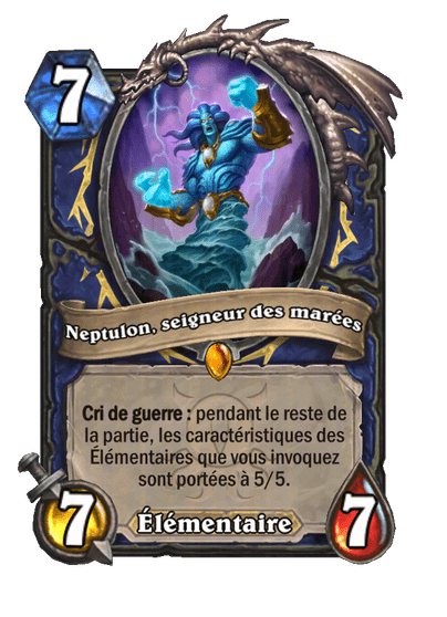 Neptulon, seigneur des marées (Neptulon, Lord of Tides), Chaman - Hearthstone